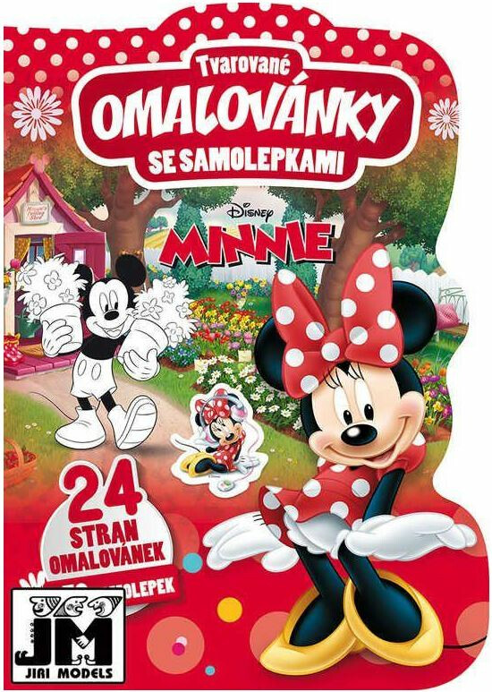 Kniha Minnie - Tvarované omalovánky se samolepkami, 1. vydání