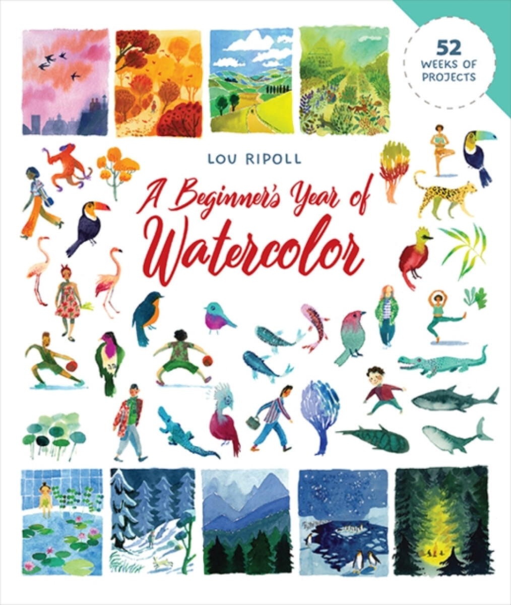 Kniha Beginner's Year of Watercolor