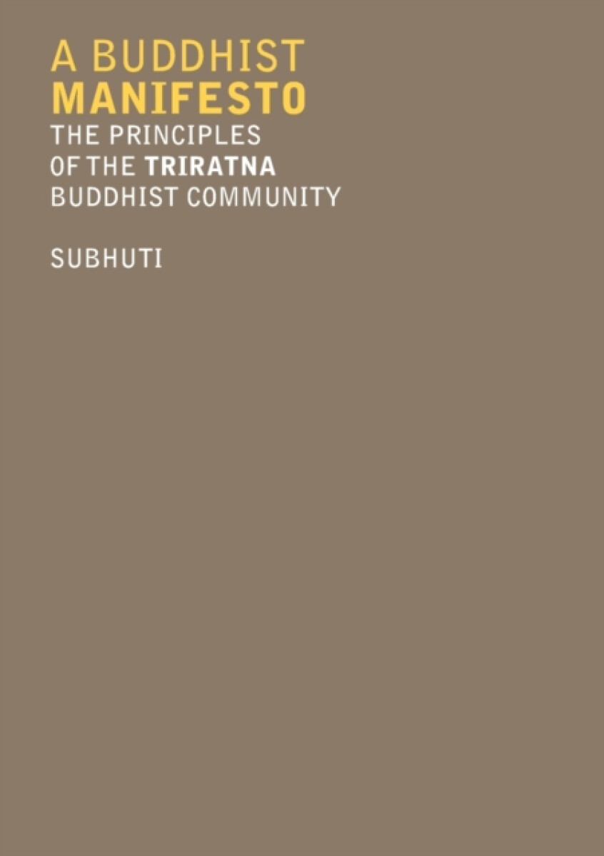 Kniha Buddhist Manifesto