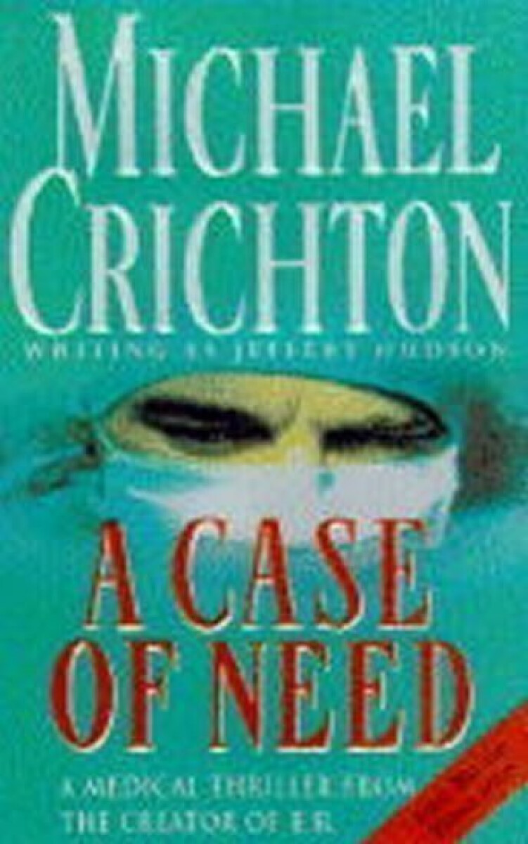 Kniha A Case of Need (Jeffrey Hudson )