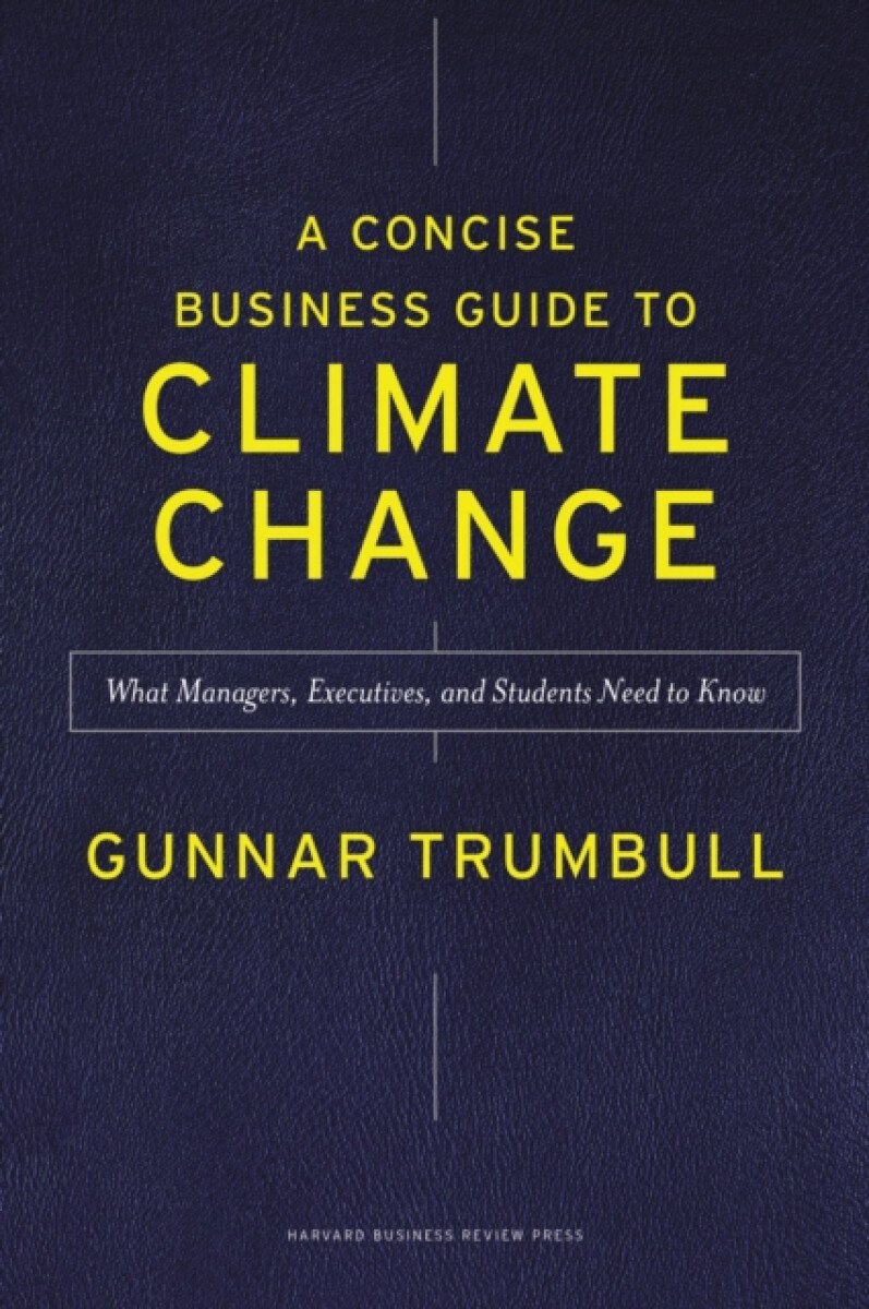Kniha Concise Business Guide to Climate Change