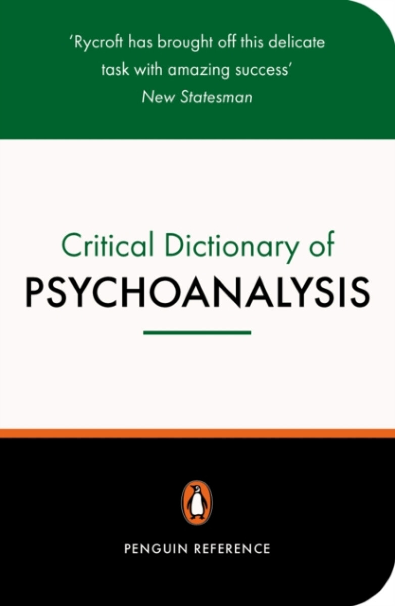 Kniha Critical Dictionary of Psychoanalysis