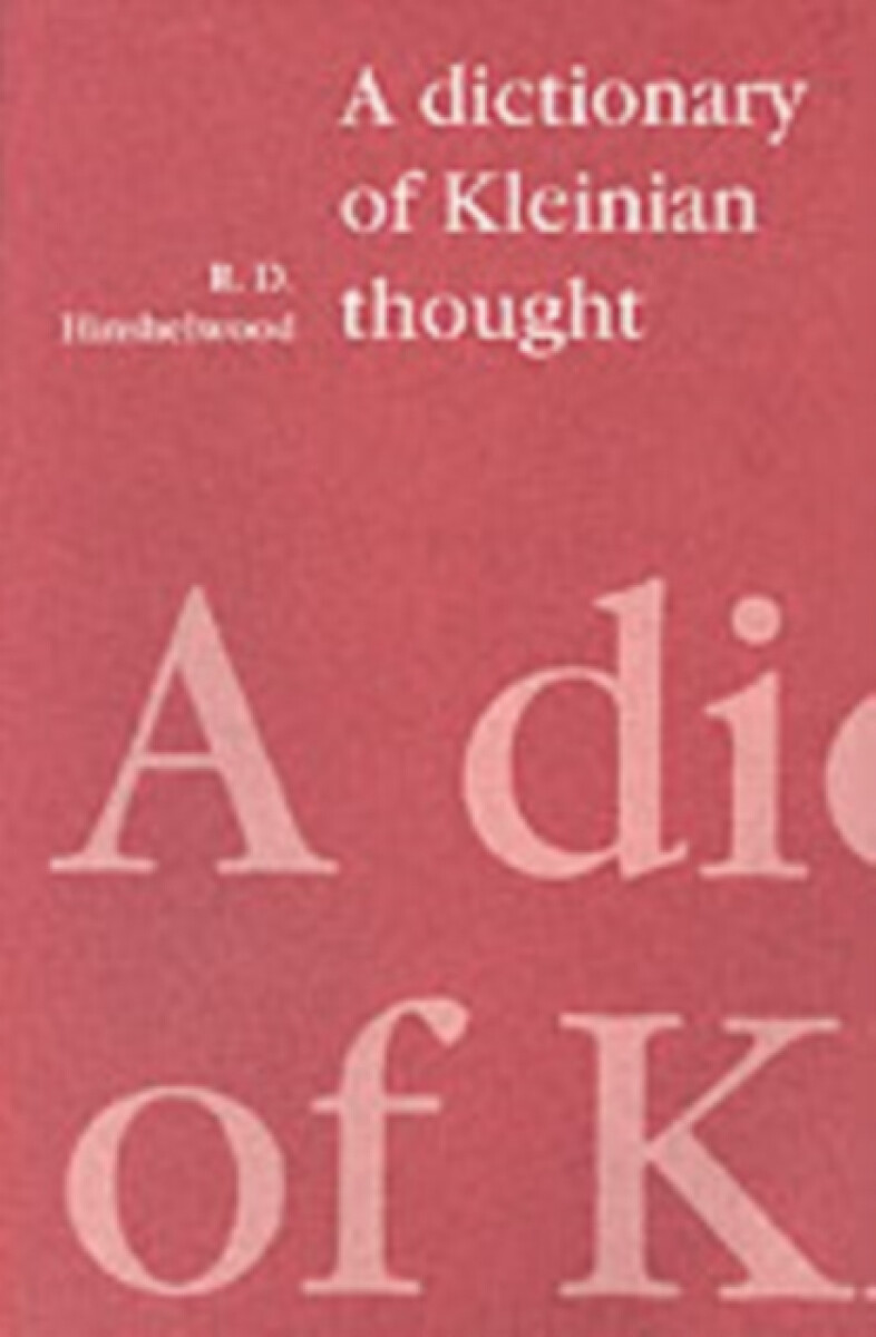 Kniha Dictionary of Kleinian Thought