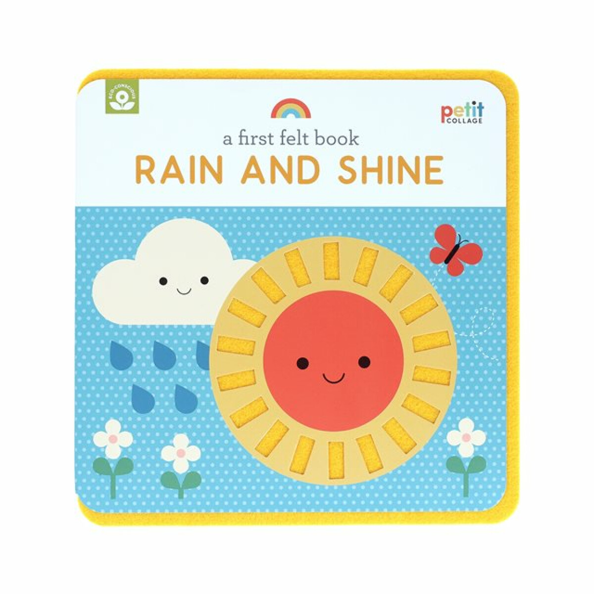 Kniha First Felt Book: Rain and Shine