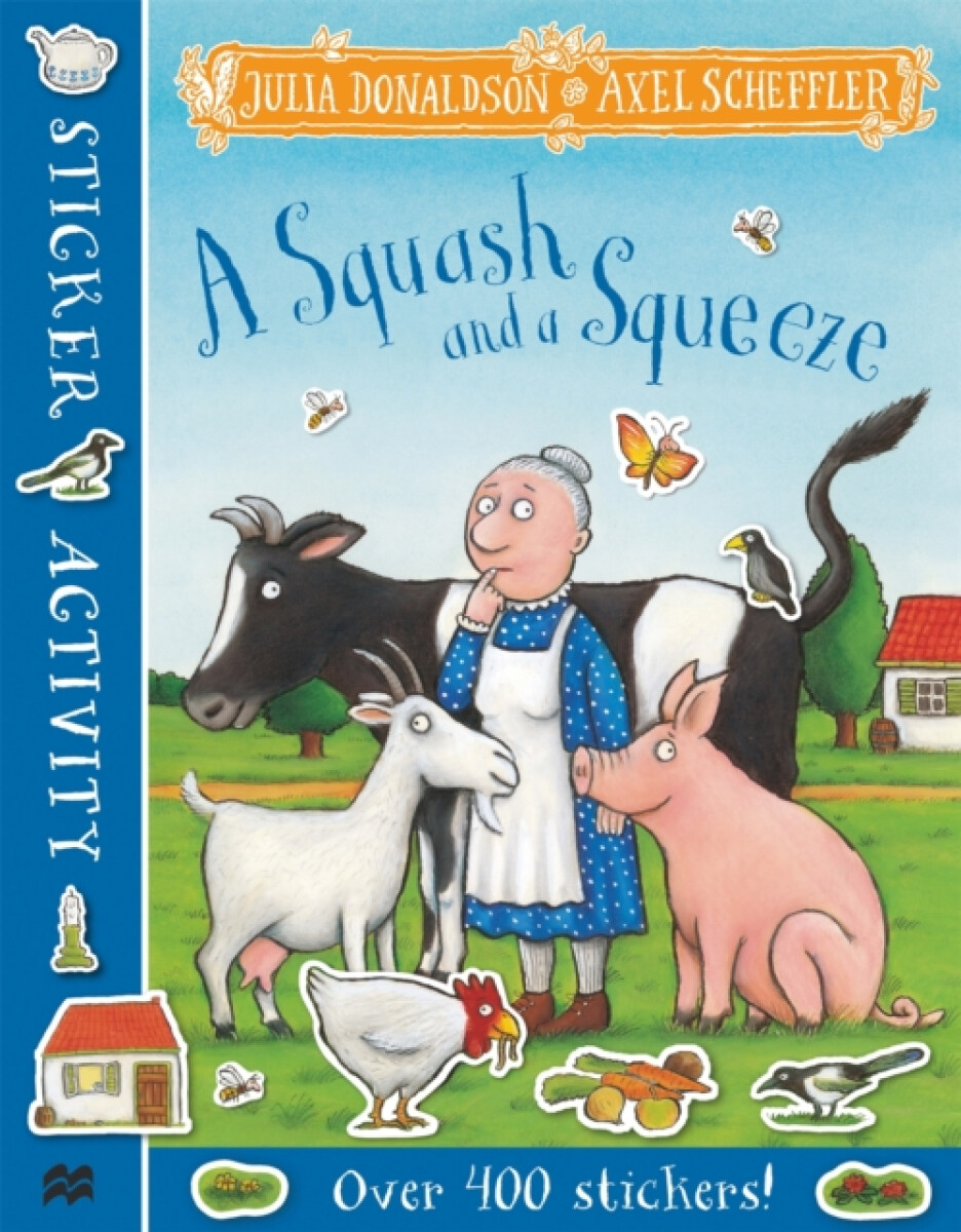 Kniha Squash and a Squeeze Sticker Book