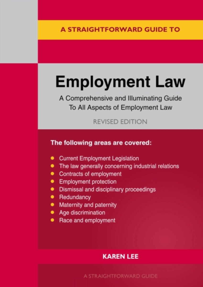 Kniha Straightforward Guide to Employment Law