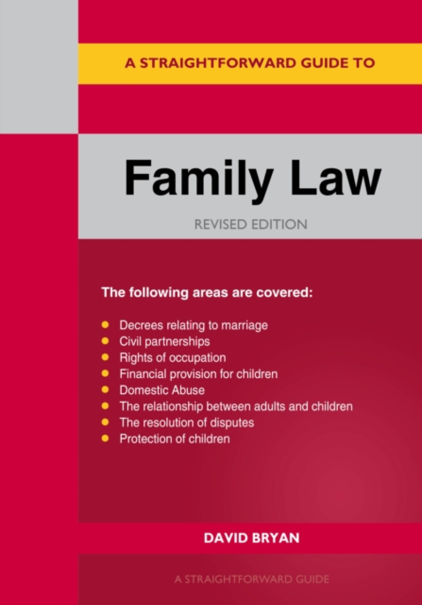 Kniha Straightforward Guide to Family Law