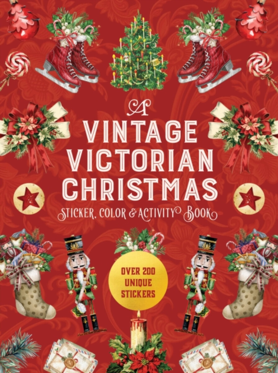Kniha Vintage Victorian Christmas Sticker, Color & Activity Book