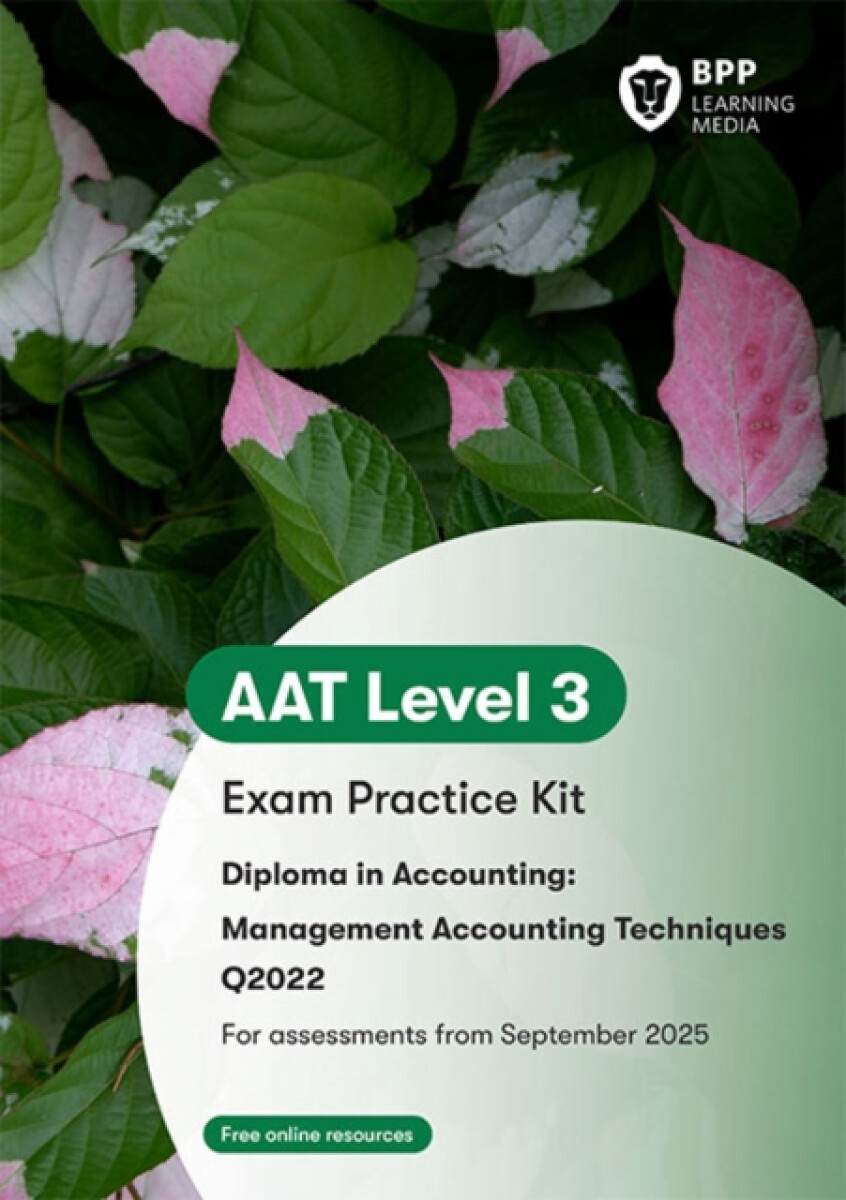 AAT Management Accounting Techniques - BPP Learning Media