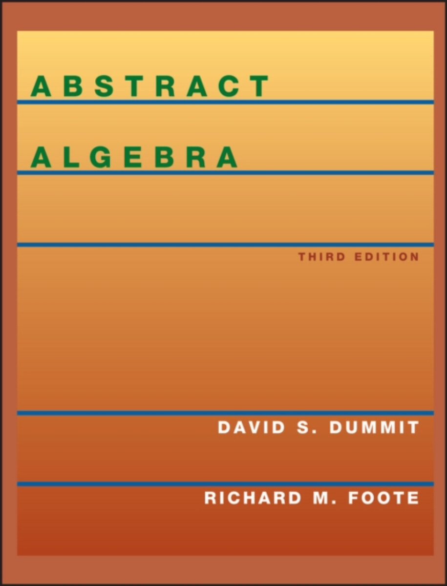 Kniha Abstract Algebra