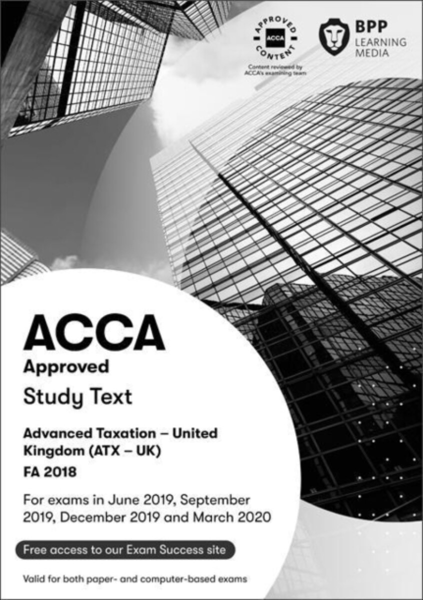 Kniha ACCA Advanced Taxation FA2018