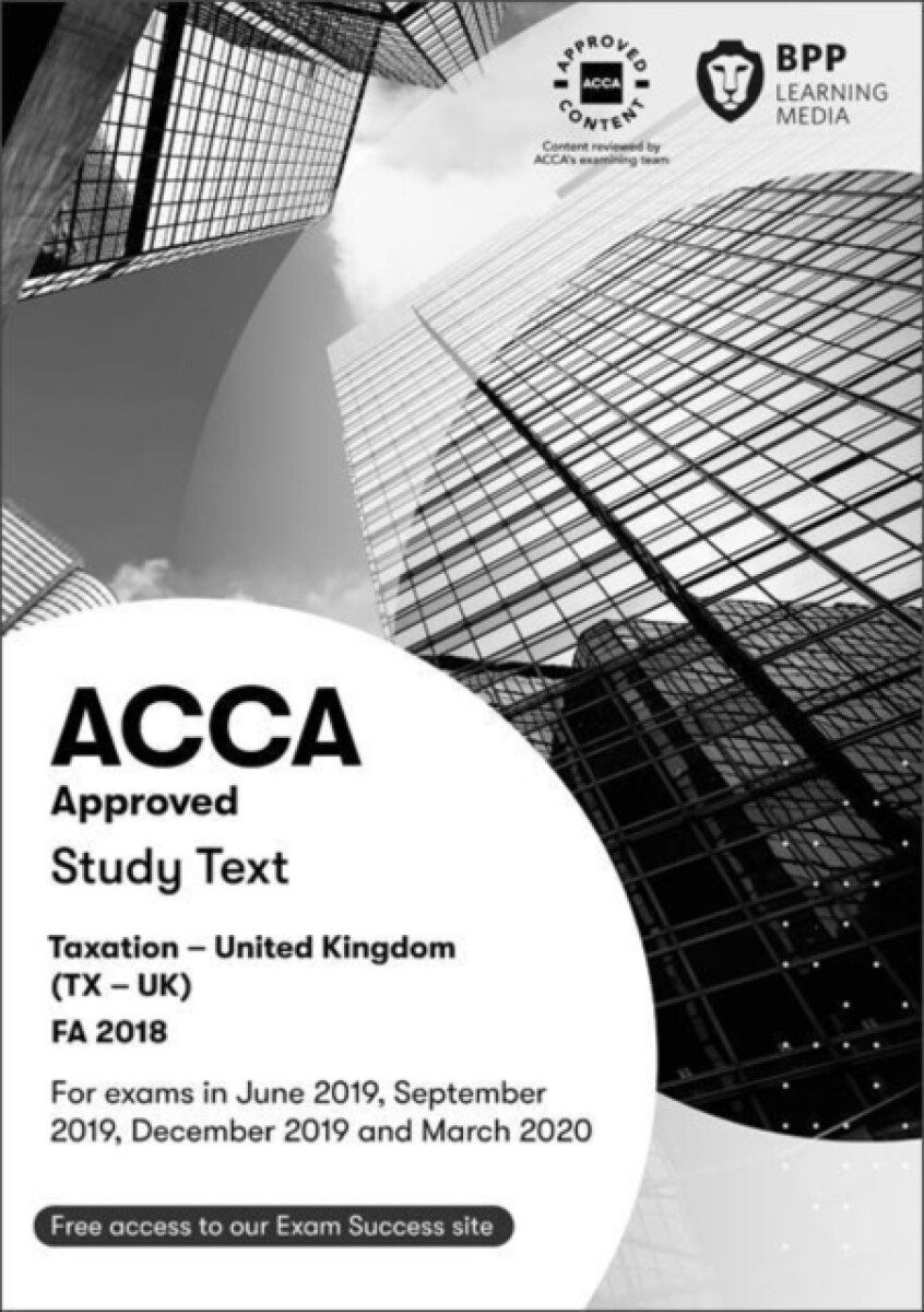 Kniha ACCA Taxation FA2018