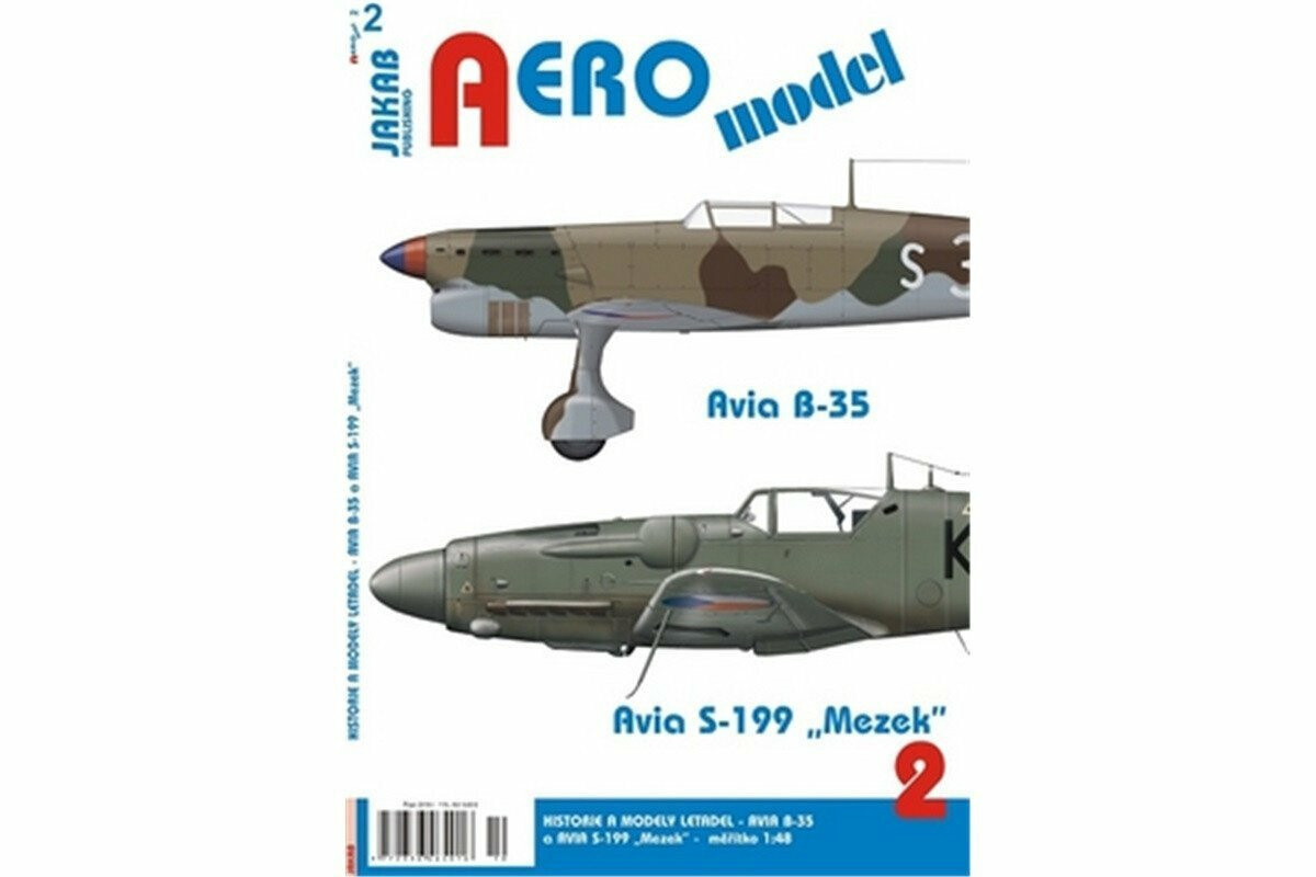 Kniha AEROmodel 2 - Avia B-35 a Avia S-199 „Mezek“