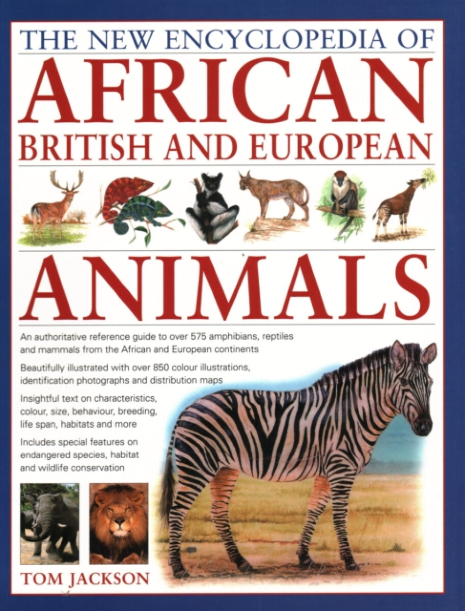 Kniha African, British & European Animals, The New Encyclopedia of