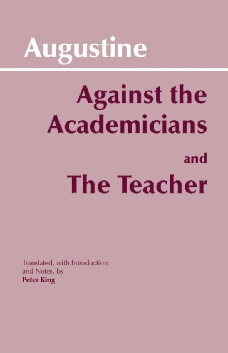 Kniha Against the Academicians and The Teacher