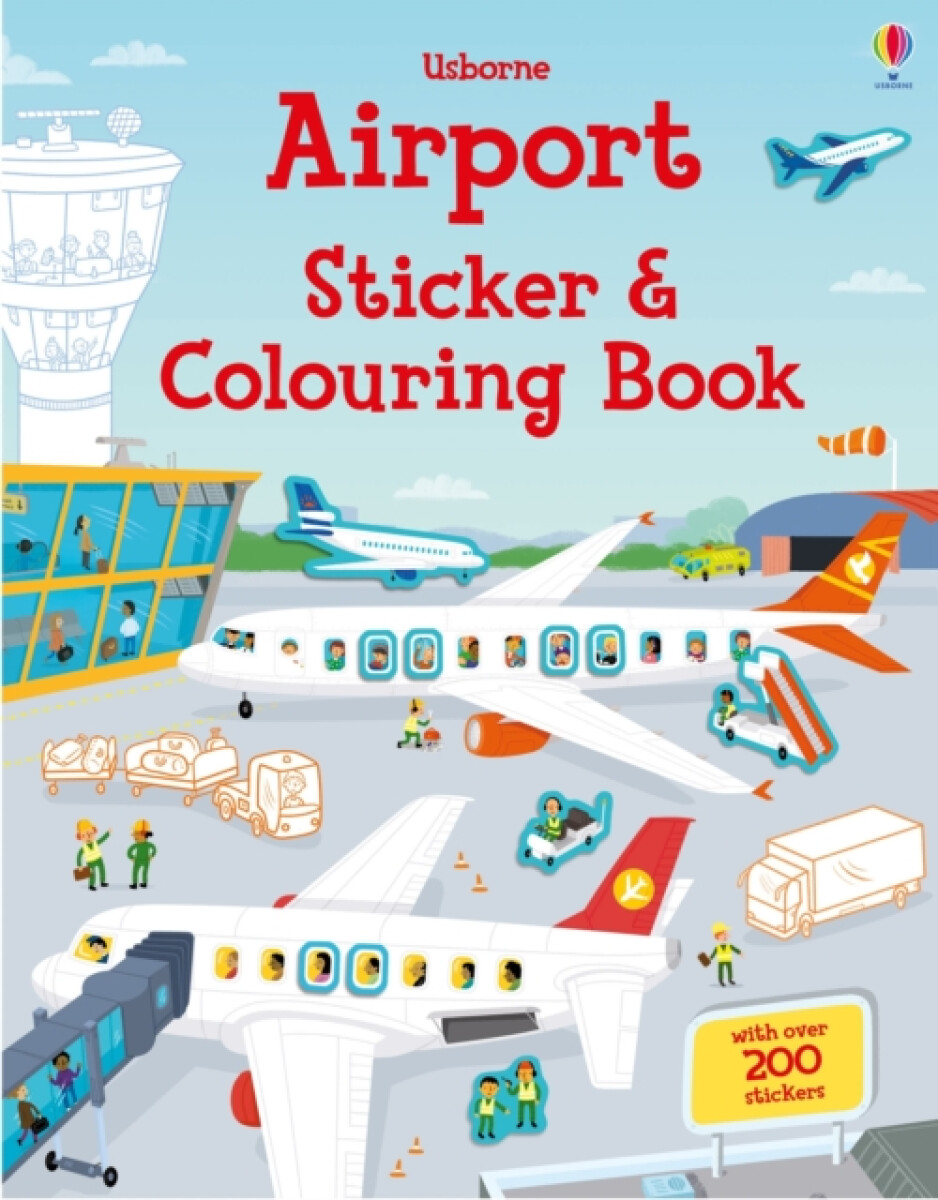 Kniha Airport Sticker and Colouring Book