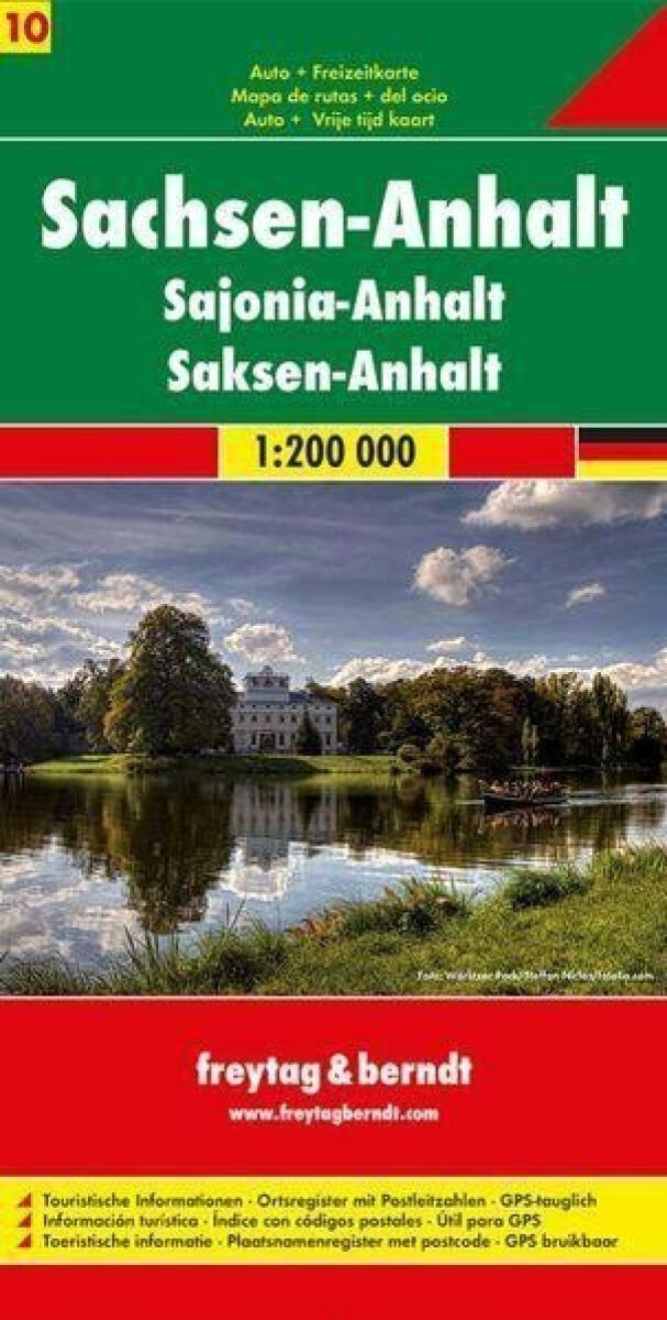 Levně AK 0216 Sasko-Anhaltsko 1:200 000 / automapa