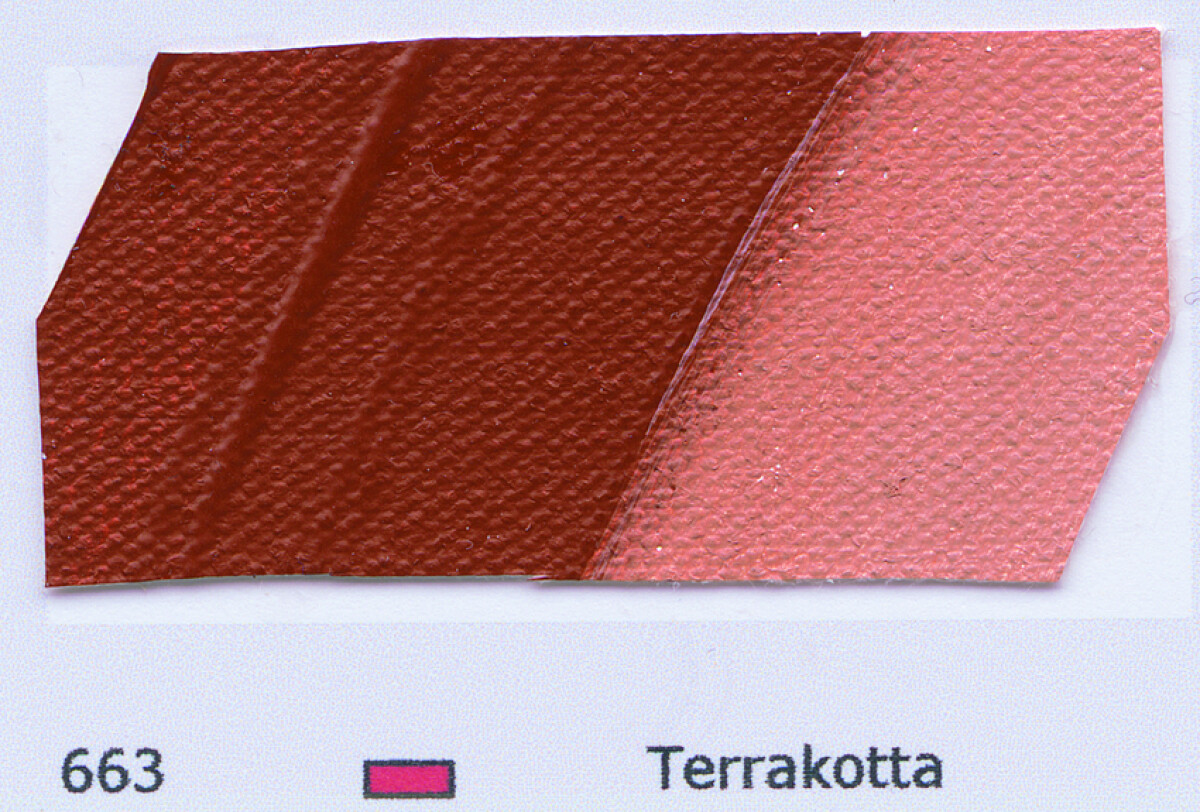 Levně Akrylová barva Akademie 250ml – 663 terracotta