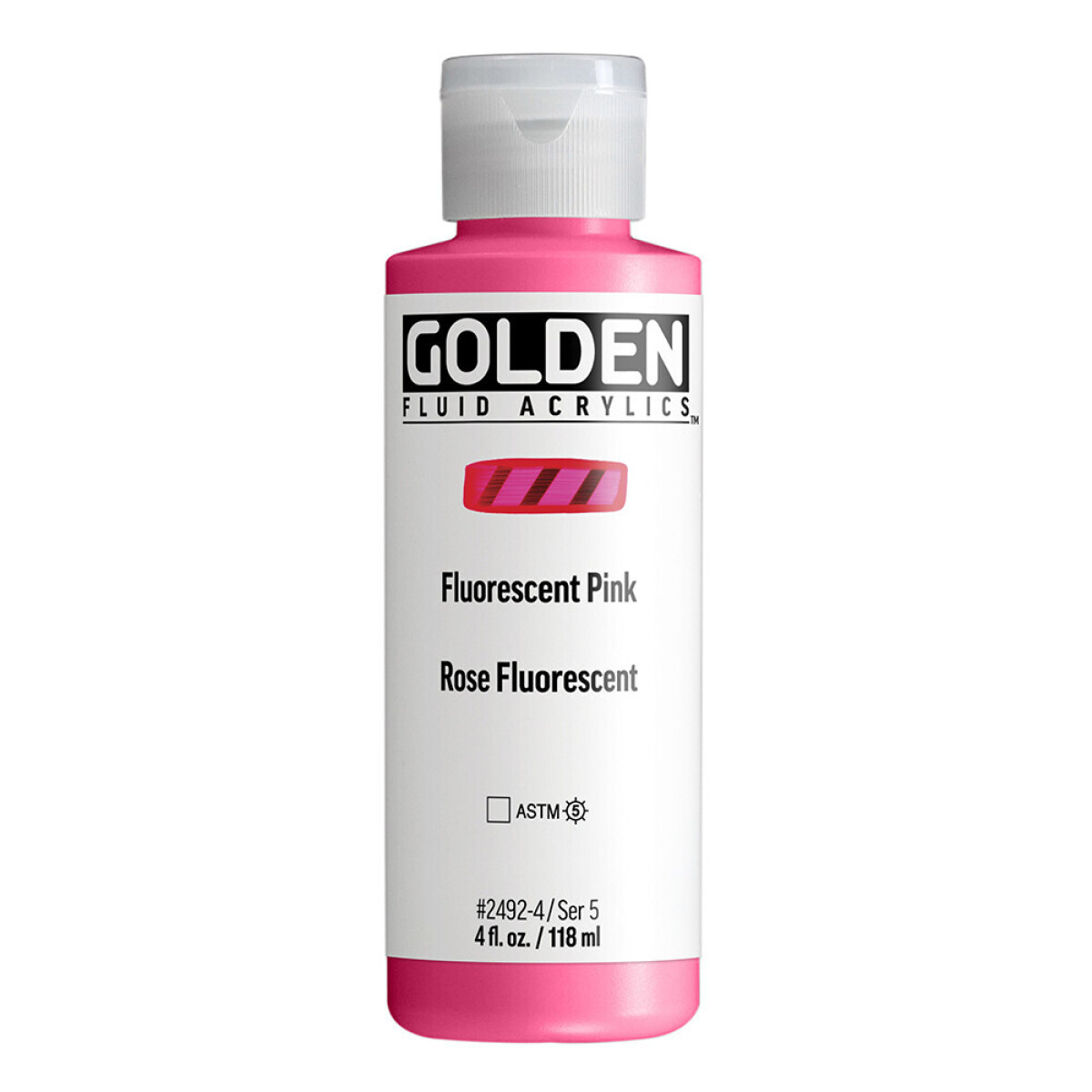 Akrylová barva Golden Fluid 118 ml - Fluorescent Pink 2492