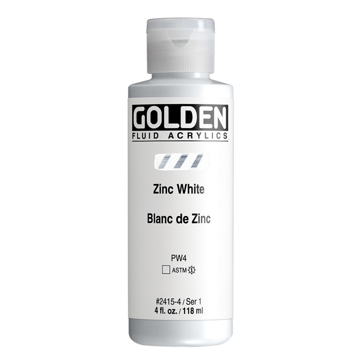 Akryl Golden Fluid 118ml – 2415 Zinc White