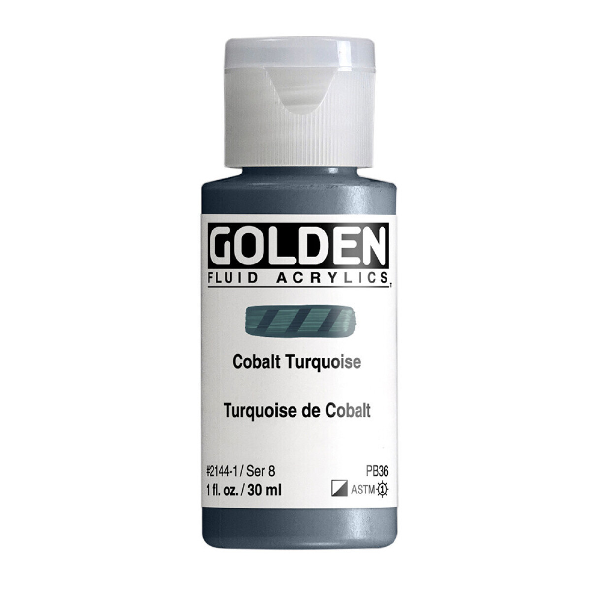 Akryl Golden Fluid 30ml – 2144 Cobalt Turquois