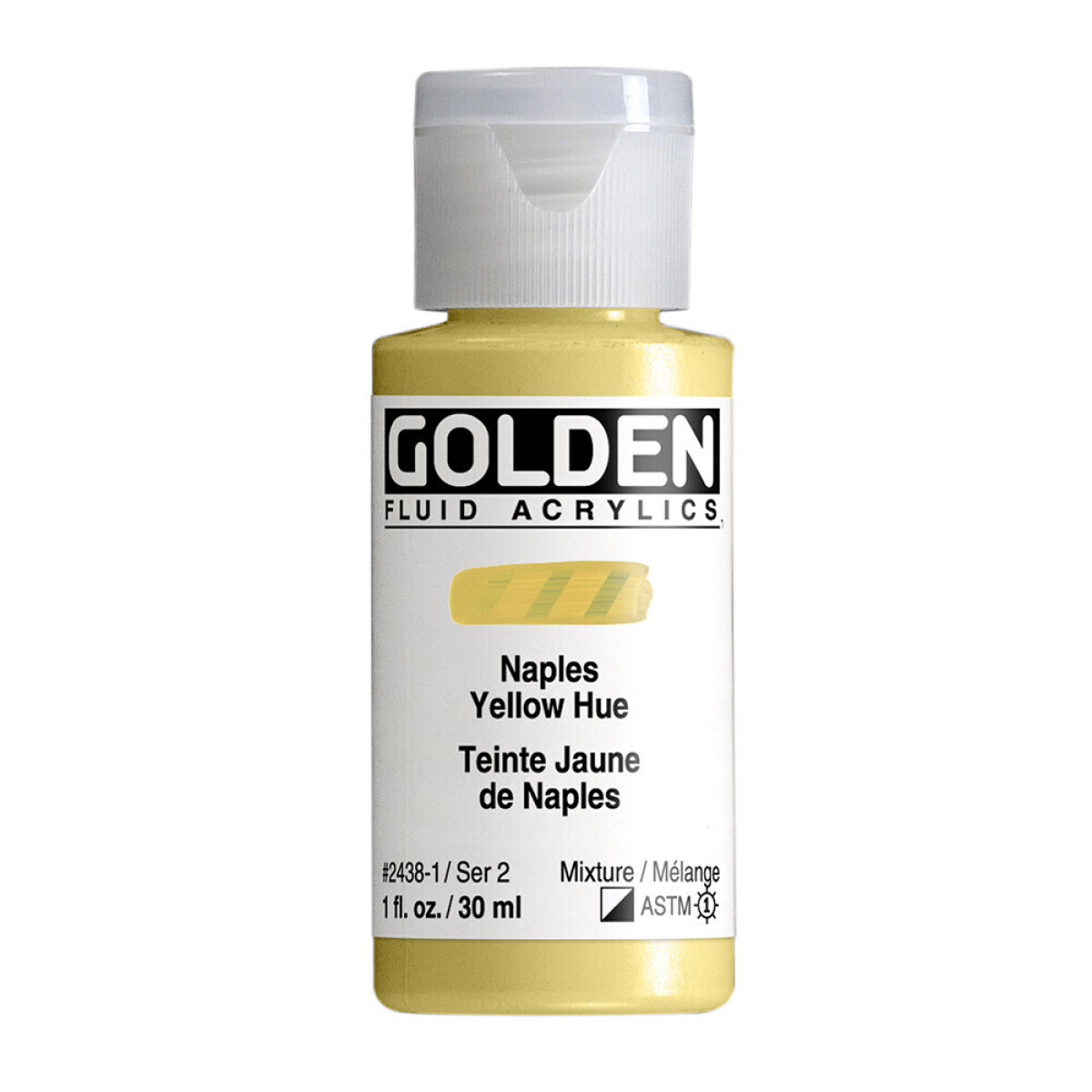 Akryl Golden Fluid 30ml – 2438 Naples Yellow Hue