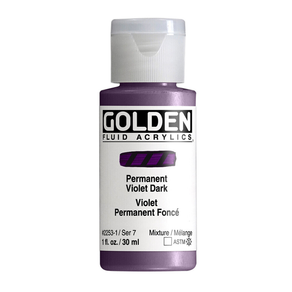 Akryl Golden Fluid 30ml – 2253 Permanent Violet Dark