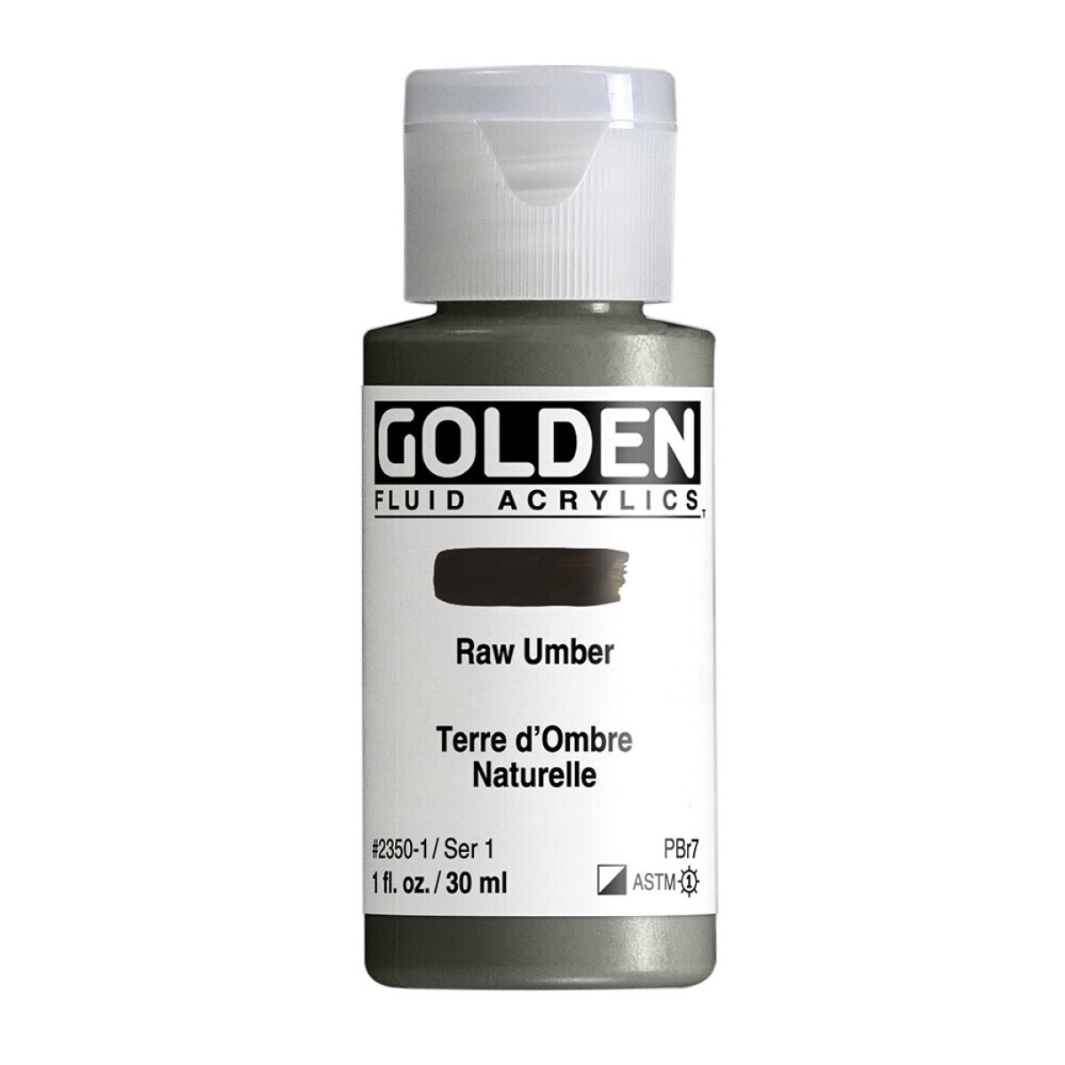 Akryl Golden Fluid 30ml – 2350 Raw Umber