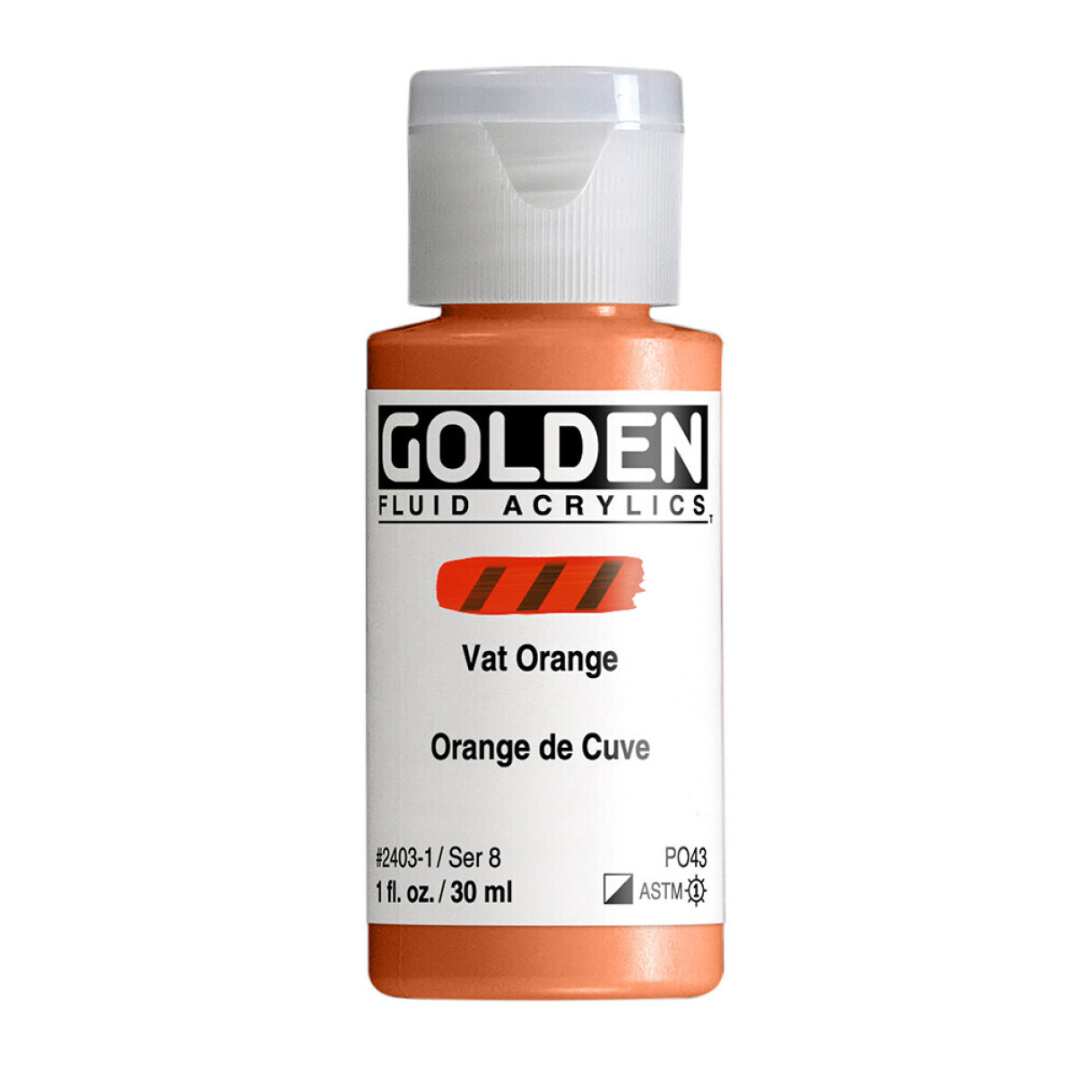 Akryl Golden Fluid 30ml – 2403 Vat Orange