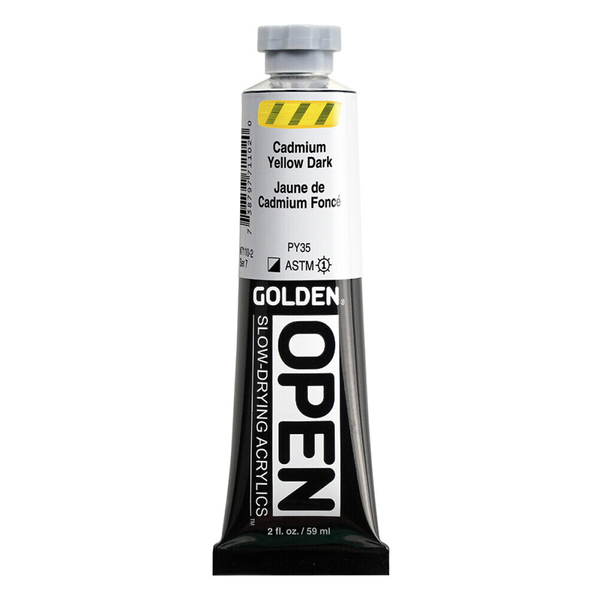 Akryl Golden Open 59ml – 7110 Cadmium Yellow Dark
