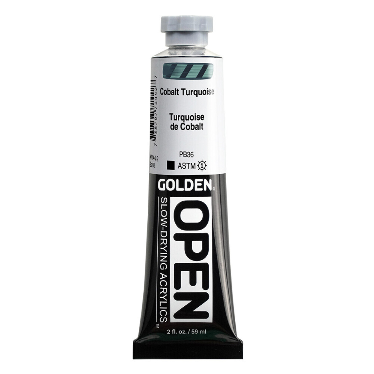 Akryl Golden Open 59ml – 7144 Cobalt Turquois