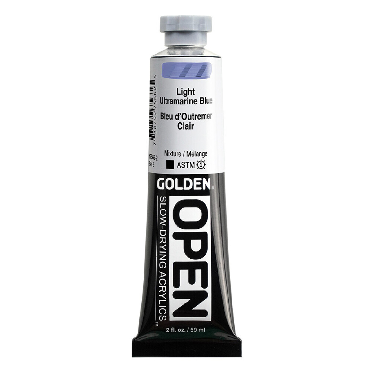 Akryl Golden Open 59ml – 7566 Light Ultramarine Blue