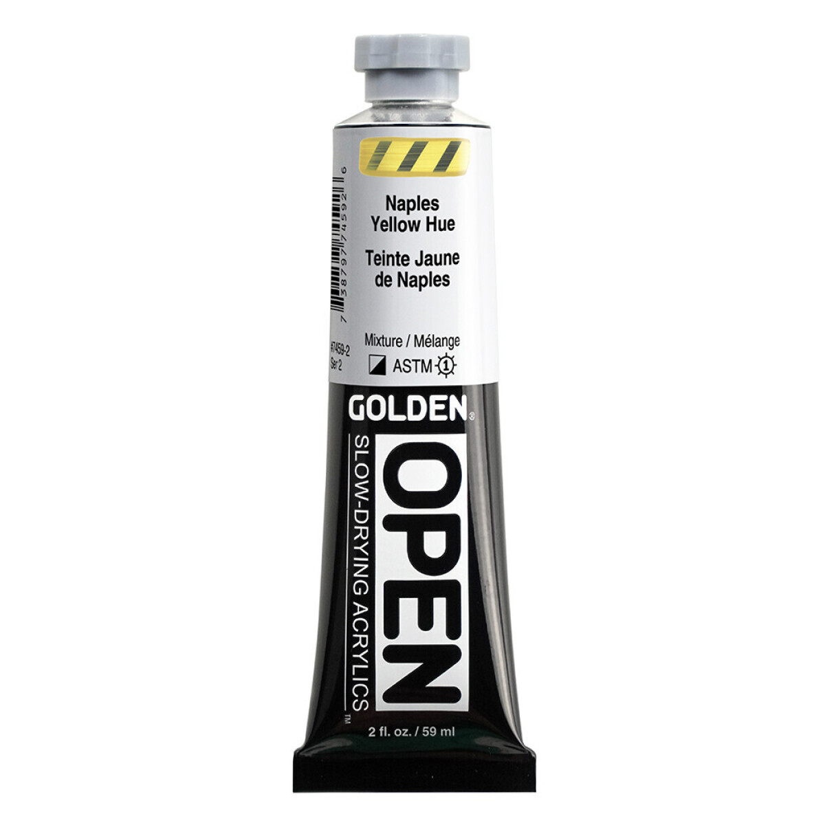 Akryl Golden Open 59ml – 7459 Naples Yellow Hue