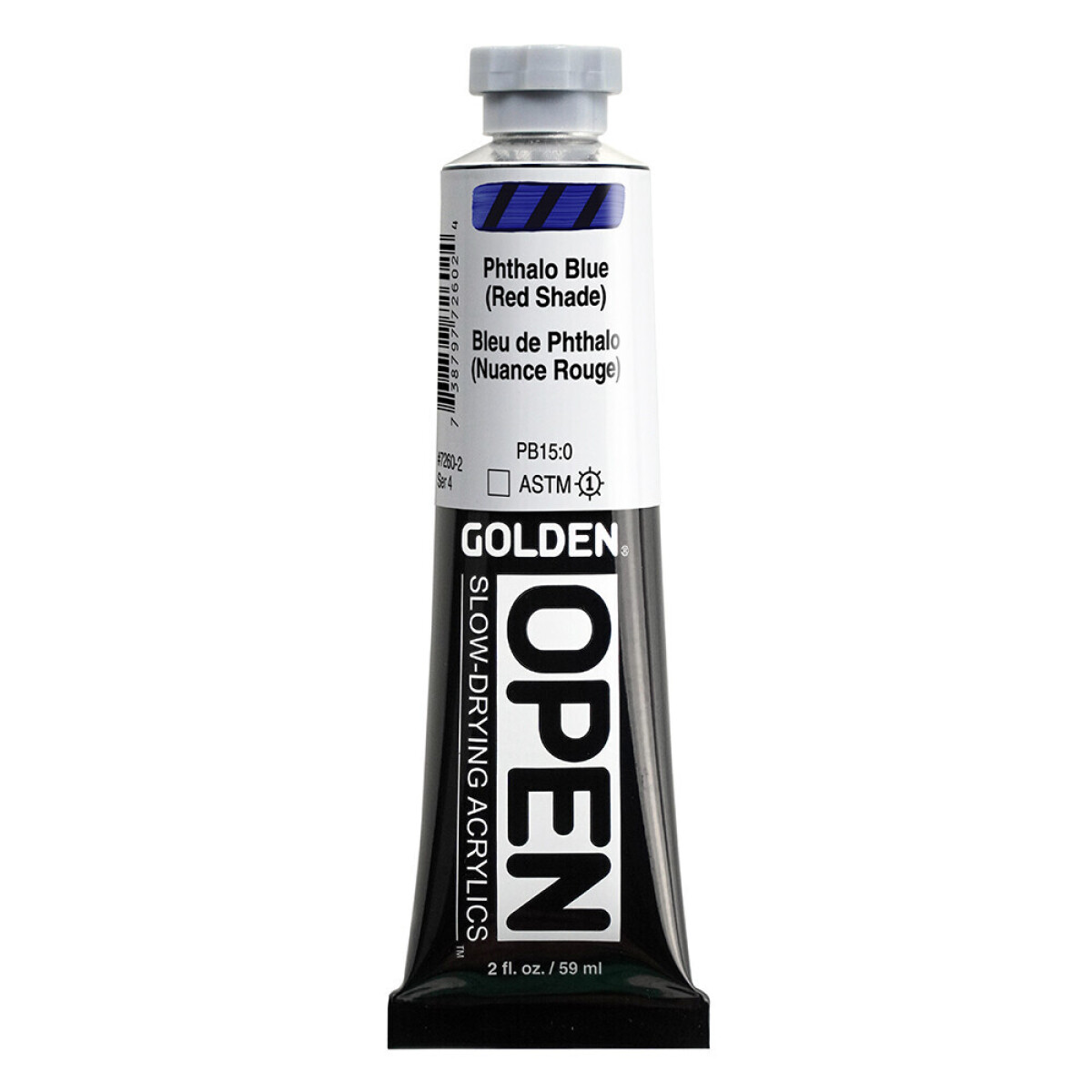Akryl Golden Open 59ml – 7260 Phthalo Bue (Red Shade)