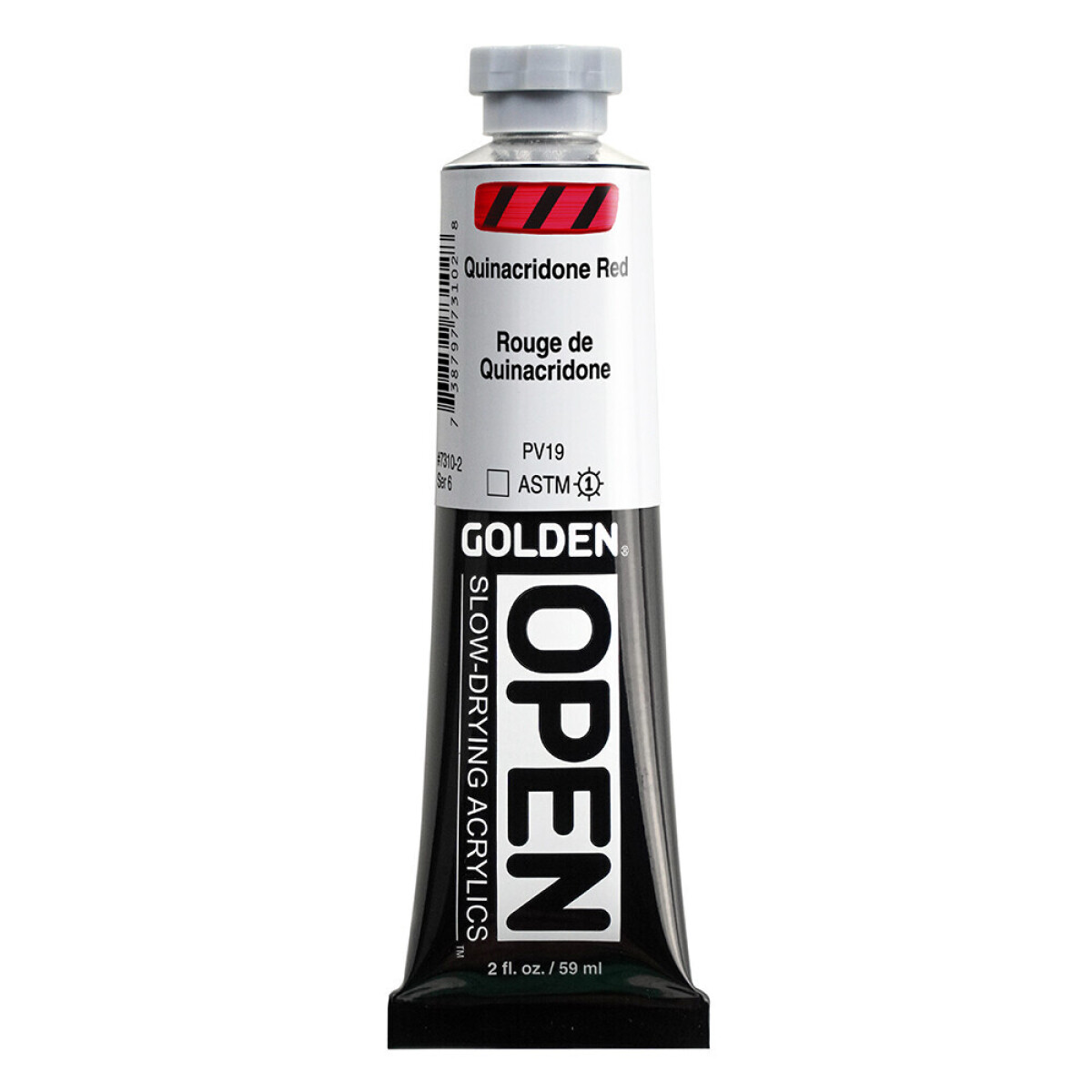 Akryl Golden Open 59ml – 7310 Quinacridone Red