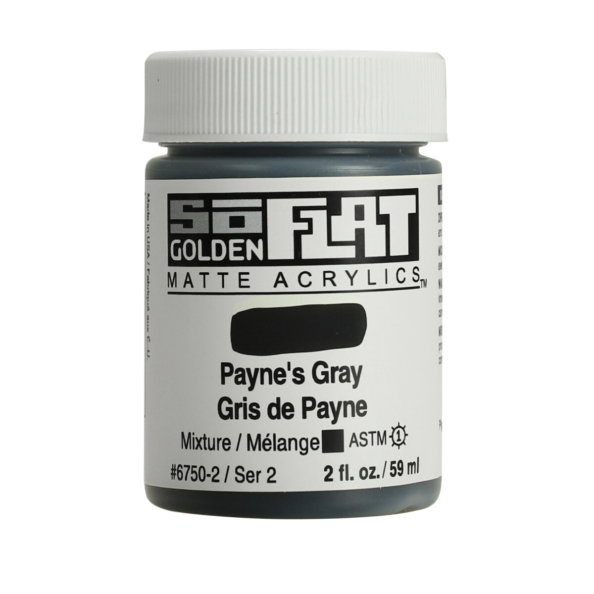 Akryl Golden SoFlat 59ml – 6750 Payne's Gray