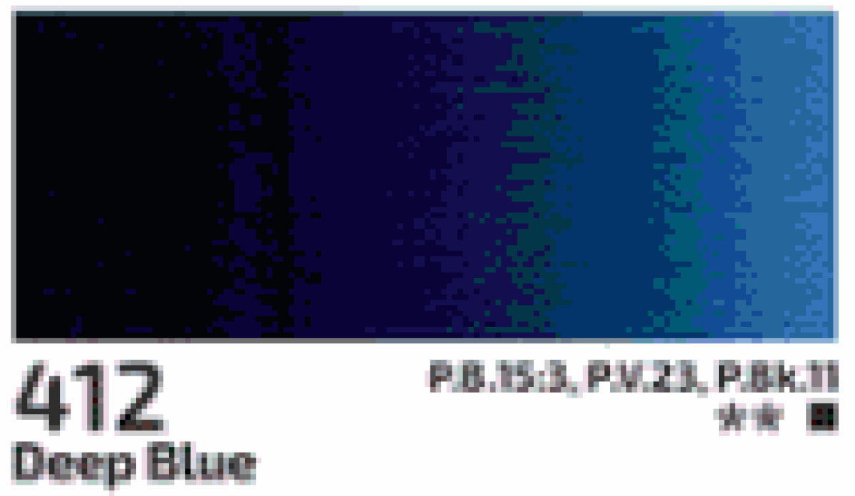 Akrylová barva Rosa 200ml – 412 deep blue