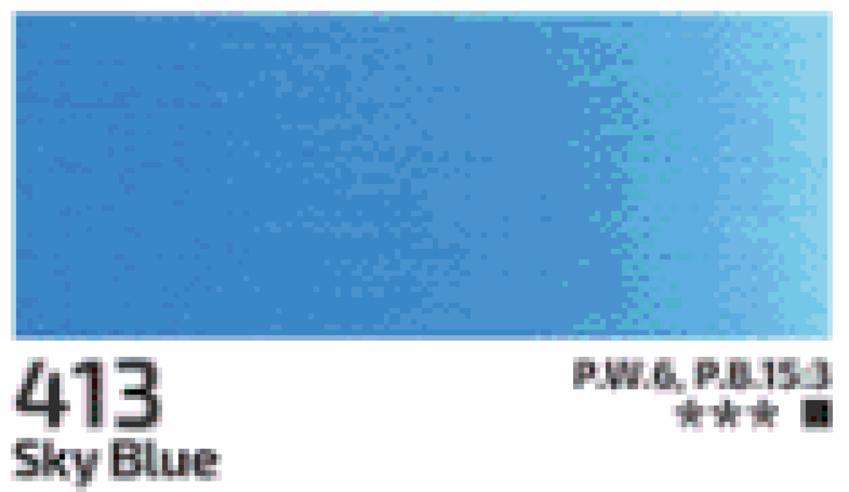 Akrylová barva Rosa 75ml – 413 sky blue