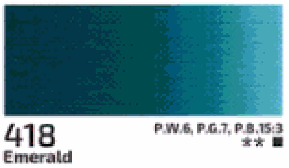 Akrylová barva Rosa 75ml – 418 emerald