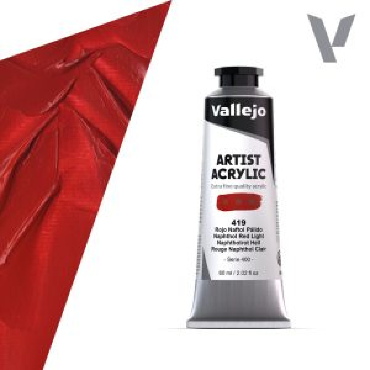 Akrylová barva Vallejo Artist 60ml – 419 Naphtol Red Light