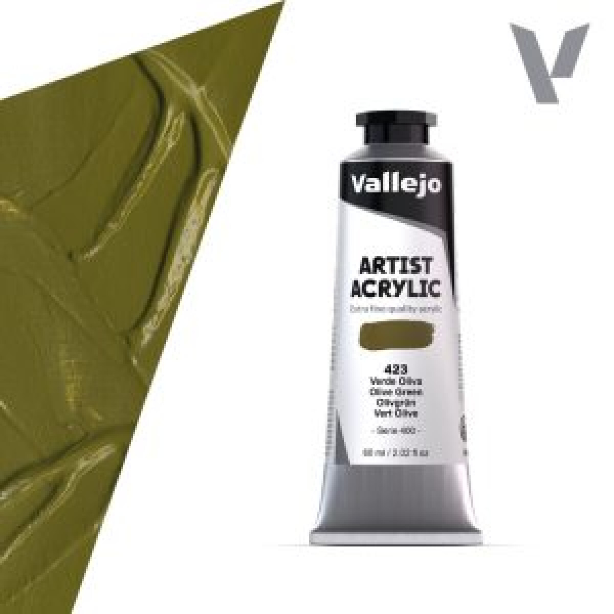Akrylová barva Vallejo Artist 60ml – 423 Olive Green