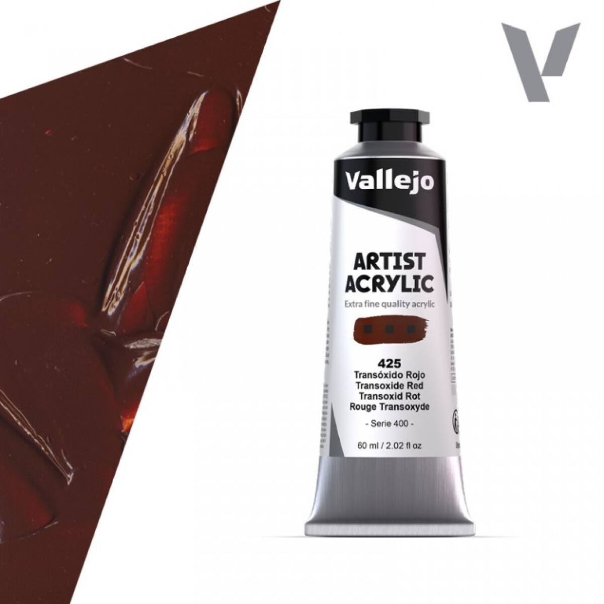 Akrylová barva Vallejo Artist 60ml – 425 Transoxide Red