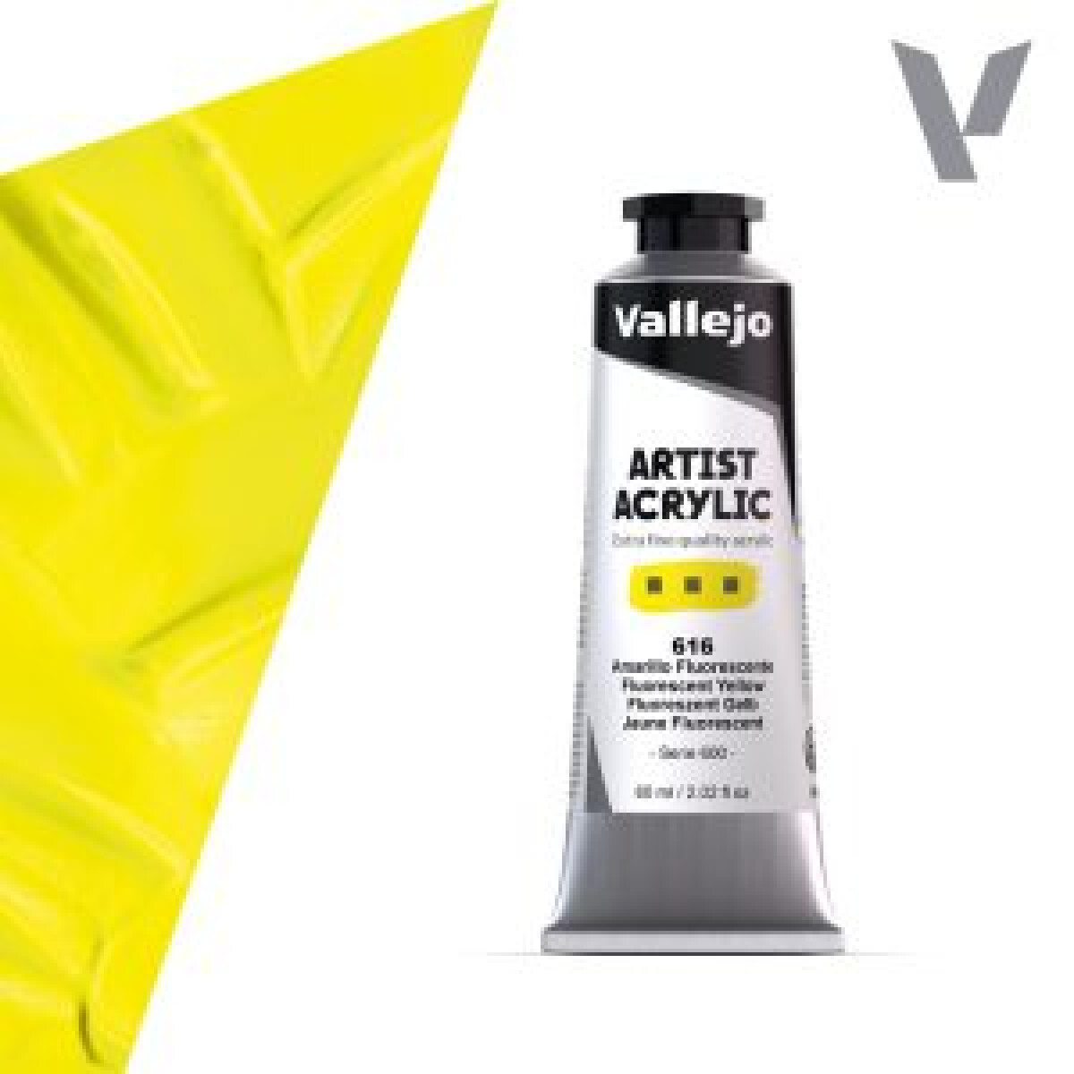 Akrylová barva Vallejo Artist 60ml – 616 Fluorescent Yellow