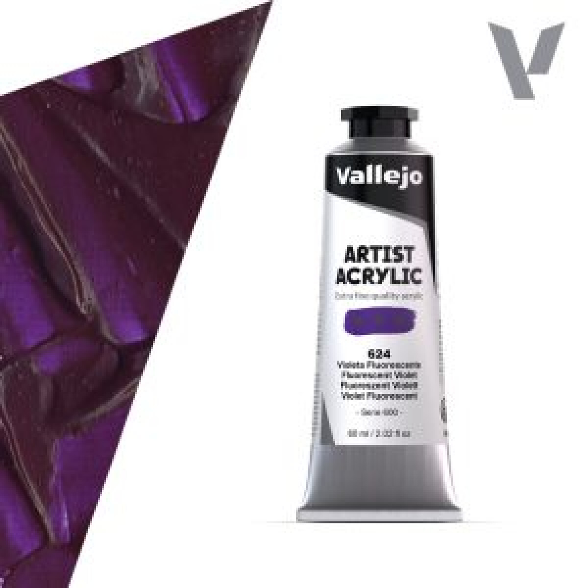 Akrylová barva Vallejo Artist 60ml – 624 Fluorescent Violet