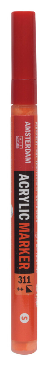 Akrylový marker AMS vel. S Vermilion