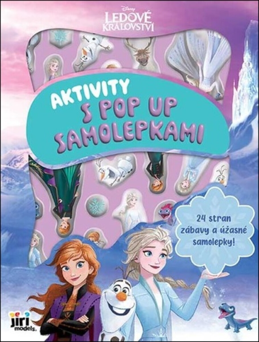 Aktivity s pop-up samolepkami Ledové království - 1 kus