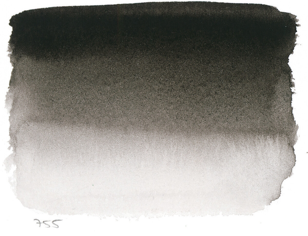 Akvarelová barva Sennelier 1/2 – 755 Ivory Black