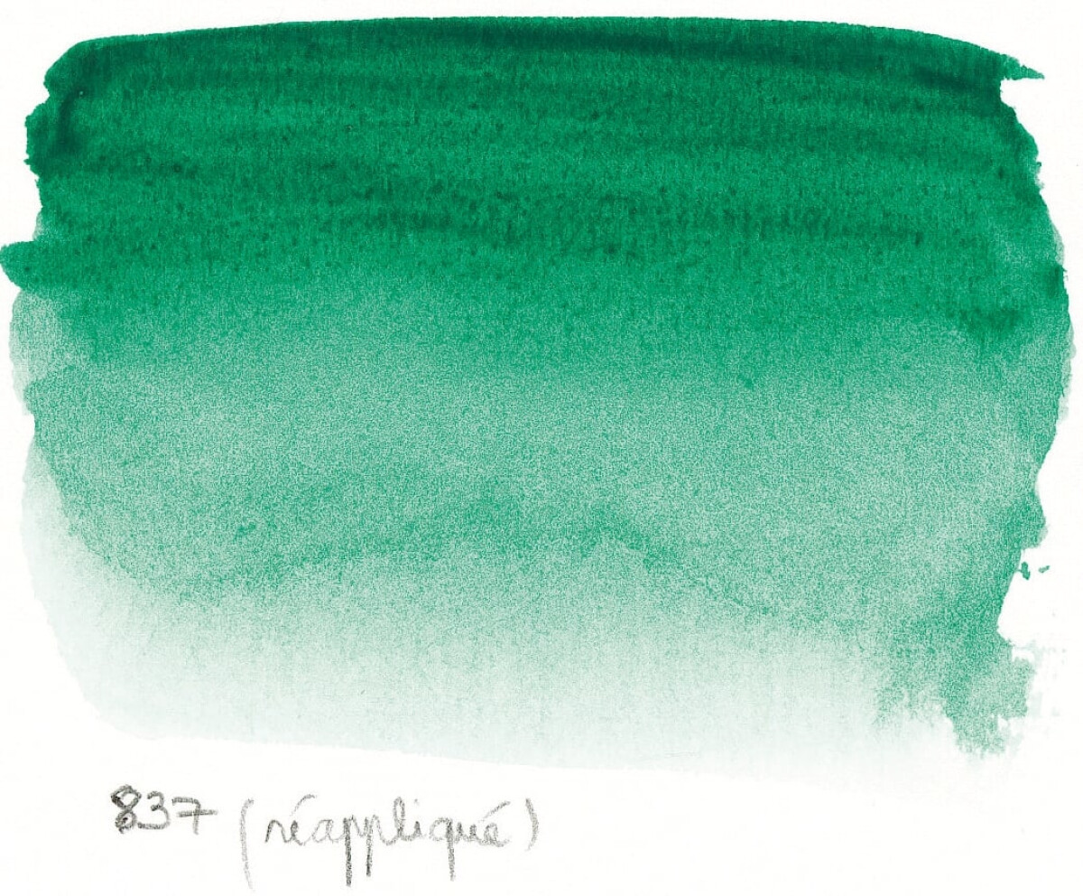 Akvarelová barva Sennelier 1/2 – 837 Viridian Green