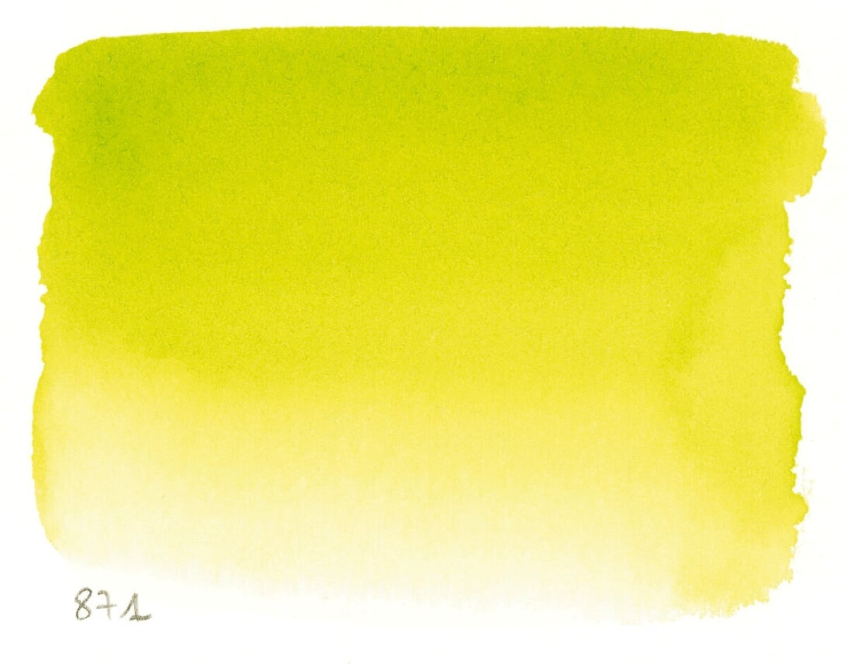 Akvarelová barva Sennelier 1/2 – 871 Bright Yellow Green