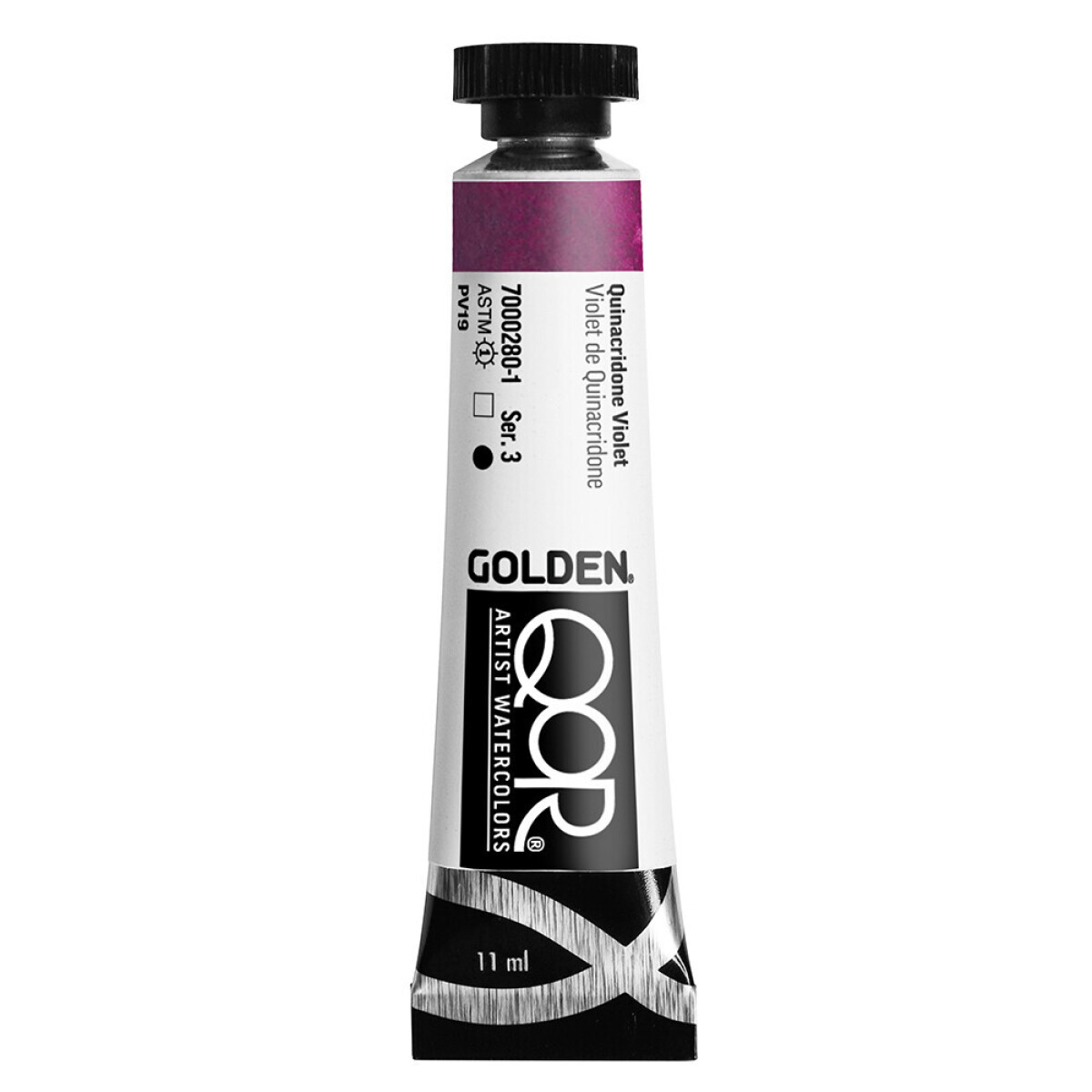 Akvarelová barva QoR 11ml – 280 Quinacridone Violet